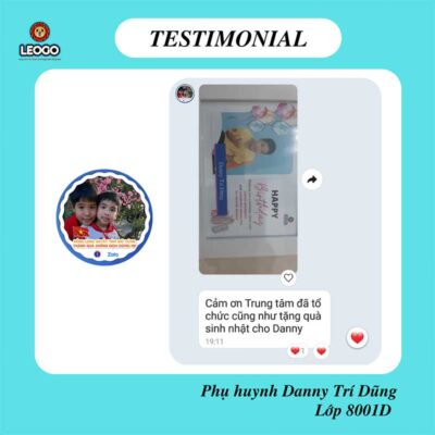 Phản hồi phụ huynh bé Danny Trí Dũng