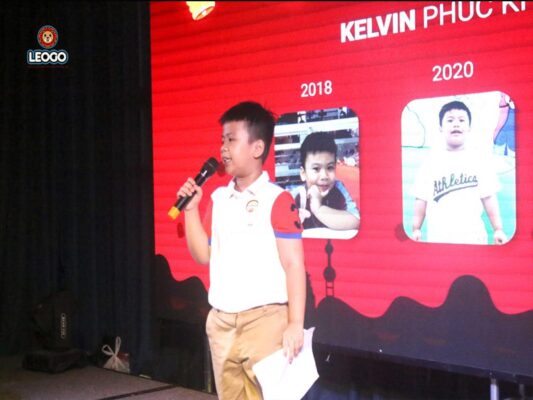 Phát biểu tiếng Anh của học viên Kelvin Phúc Khang