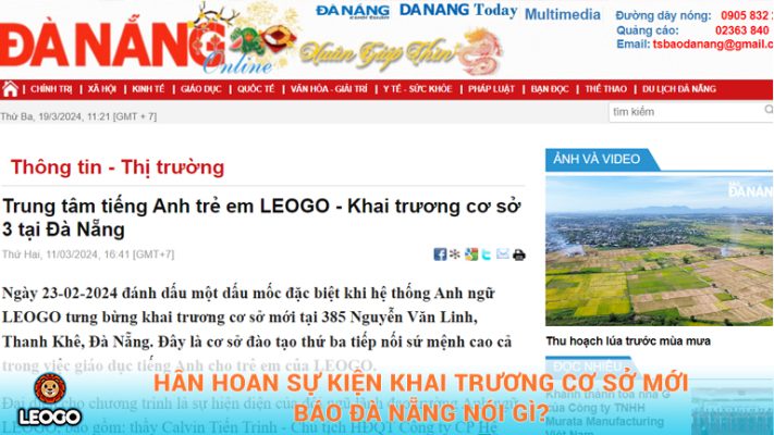 Sự kiện khai trương cơ sở mới trên báo Đà Nẵng