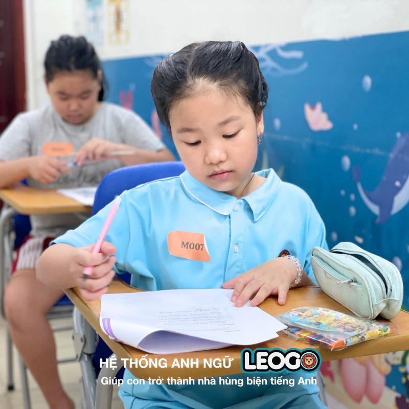 Kỳ thi thử Cambridge YLE (Starters, Movers, Flyers) tại Hệ thống Anh ngữ LEOGO - Trung tâm tiếng Anh trẻ em tốt tại Đà Nẵng