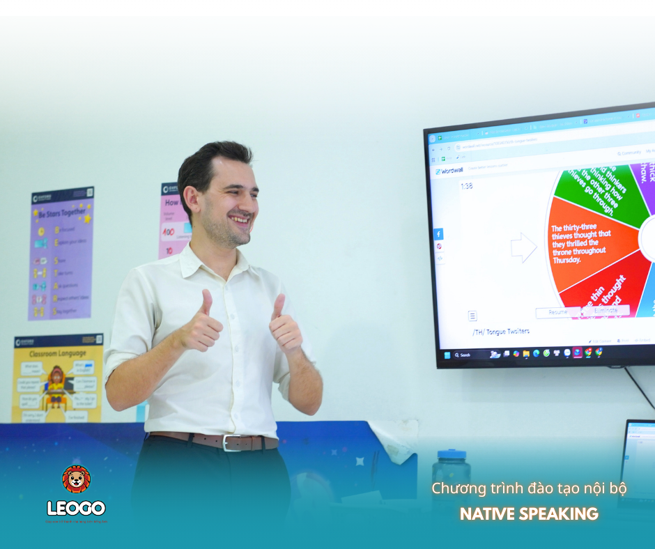 Thầy Zach Marshall, head teacher tại Anh ngữ LEOGO